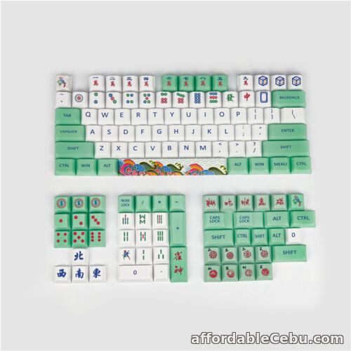 1st picture of Mahjong Master Theme Keycap PBT 128 Keycaps Cherry Height for Cherry MX Keyboard For Sale in Cebu, Philippines