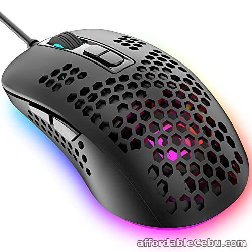 1st picture of 383 Ultralight Wired Gaming Mouse, Lightweight Honeycomb Shell, 4 RGB For Sale in Cebu, Philippines