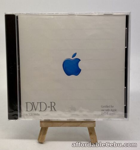 1st picture of Genuine Apple 4.7GB DVD-R Blank DVD Disc *NEW & SEALED* Vintage For Sale in Cebu, Philippines