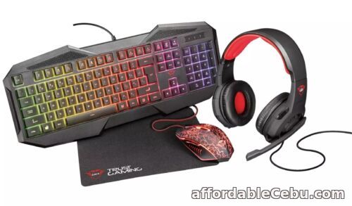 1st picture of ✅Trust GXT 788RW Keyboard Mouse Headset 4 in 1 Gaming Bundle, Fast Shipping!!! For Sale in Cebu, Philippines