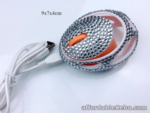 1st picture of blingustyle Crystal Egg Style Rechargeable Wireless Optical PC Mouse Silver For Sale in Cebu, Philippines
