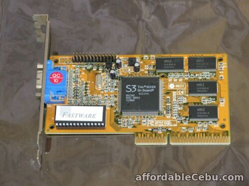 1st picture of Fastware S3 Trio 3D/2X 86C368 chipset AGP VGA Card For Sale in Cebu, Philippines