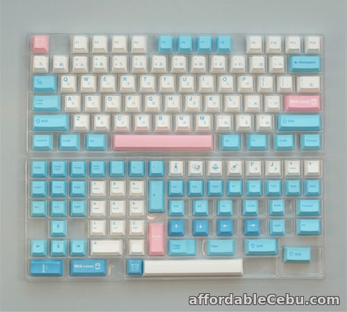 1st picture of Milk Cover Keycap PBT 140 Keycaps Dye-sub Cherry Height for Cherry MX Keyboard For Sale in Cebu, Philippines