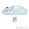 (blue) Wireless Mouse 2.4G Mini Silent Wireless Mouse Cute Cartoon Cat Paw