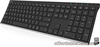 Arteck 2.4G Wireless Keyboard Stainless Steel Ultra Slim Full Size Keyboard with