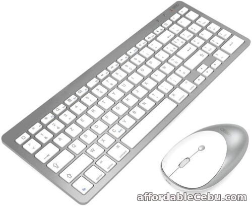 1st picture of inphic Wireless Mouse Keyboard Ultra-Thin Bluetooth Portable Silent AZERTY L678 For Sale in Cebu, Philippines