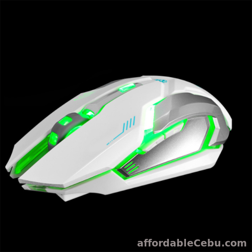 1st picture of Gaming Mouse Rechargeable X7 Wireless Silent LED Backlit USB Optical Ergonomic For Sale in Cebu, Philippines