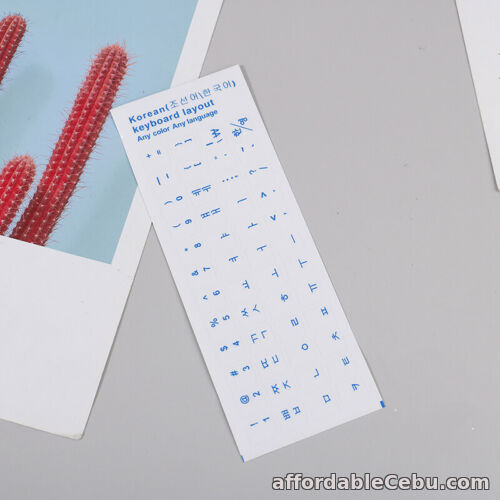 1st picture of Wear-resistant Korean Letter Transparent Self-adhesive Keyboard Stickers[ For Sale in Cebu, Philippines