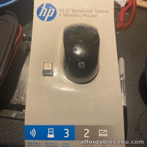 1st picture of HP Wireless Mouse 200 Black Wireless USB receiver 2 Button Scroll Wheel For Sale in Cebu, Philippines