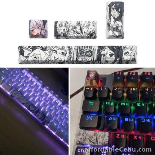 1st picture of 4Pcs Anime Space Keycaps Ahegao Keycaps 6.25U ESC Caps For Mechanical Keyboard For Sale in Cebu, Philippines