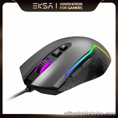 1st picture of EKSA EM100  Wired 6 RGB modes Gaming Mouse with 7 Programmable Buttons & 8K DPI For Sale in Cebu, Philippines