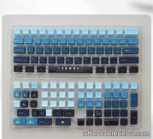 1st picture of Moonrise Theme Keycaps PBT Moon 123 Keycaps XDA Height for Cherry MX Keyboard For Sale in Cebu, Philippines