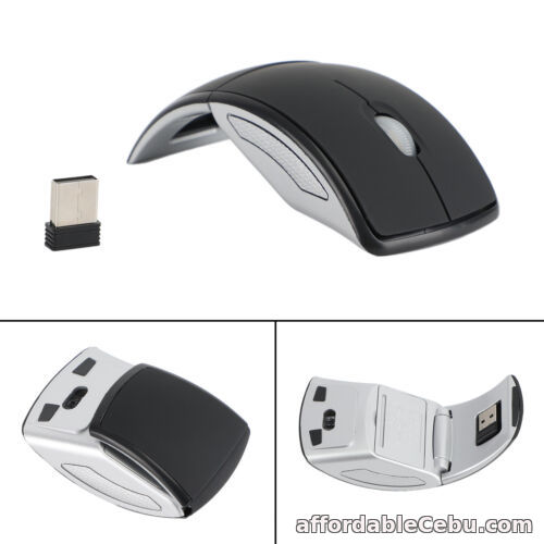 1st picture of 2.4Ghz Wireless Foldable Folding Arc Optical Mouse Mice for Laptop Notebook RA For Sale in Cebu, Philippines