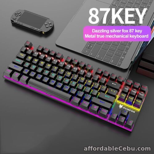 1st picture of Backlight Keyboard Gaming Keyboards K80 Mechanical Keyboard USB Wired Keyboard For Sale in Cebu, Philippines