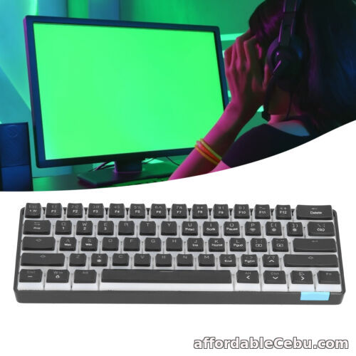 1st picture of (Black Green Shaft)BT 5.0 Wireless Mechanical Keyboard 61 Keys Dual Mode For Sale in Cebu, Philippines