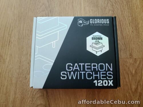 1st picture of Glorious Gateron Brown Tactile Switches 120x, 45g Actuation, Transparent Housing For Sale in Cebu, Philippines