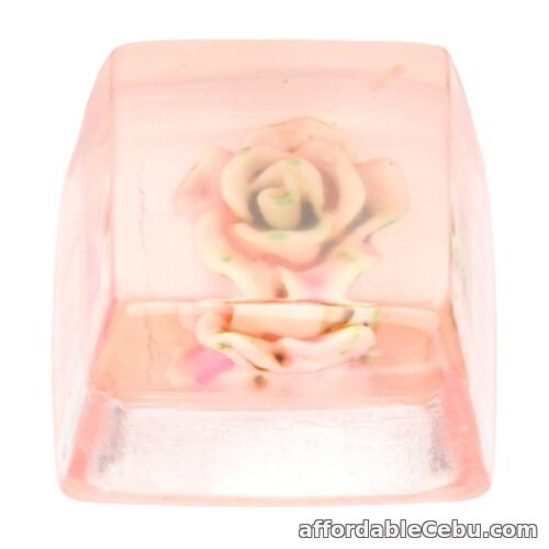 1st picture of (Pink Rose) Resin Keycap Custom Keycap Gaming Keycap Cute Personality For Sale in Cebu, Philippines