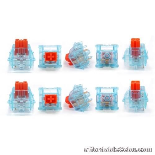 1st picture of 10pcs  Silent Switch 5Pin Pre-Lubed  RGB Mx Stem Linear Switches For Sale in Cebu, Philippines