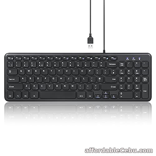 1st picture of Perixx PERIBOARD-213U Wired Quiet USB Scissor Keyboard,Compact Design with Pad, For Sale in Cebu, Philippines