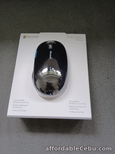 1st picture of Microsoft Sculpt Comfort Mouse BlueTrack Technology Black Brand New Sealed For Sale in Cebu, Philippines