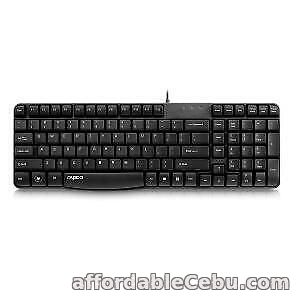 1st picture of Rapoo N2400 Wired Spill Resistant Keyboard - Black For Sale in Cebu, Philippines