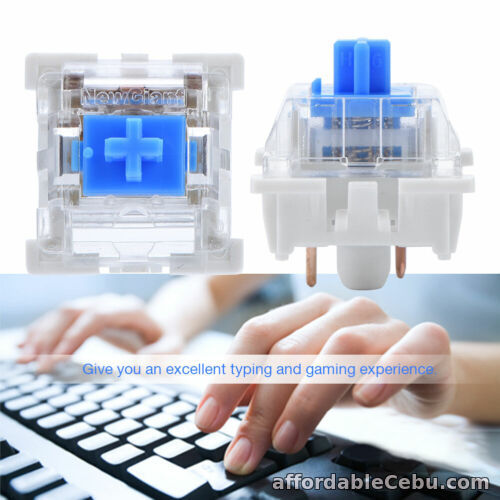 1st picture of 10x Mechanical Keyboard Switch Plate Mounted Blue Switch for NewGiant RGB Series For Sale in Cebu, Philippines