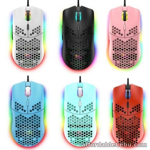 1st picture of Gaming Mice Mouse 6400 DPI USB RGB Flowing Backlit Light Wired PC Laptop PS4 PS5 For Sale in Cebu, Philippines