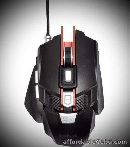1st picture of Blackweb Aluminum frame USB Gaming Mouse Adjustable Palm Rest (Black) For Sale in Cebu, Philippines