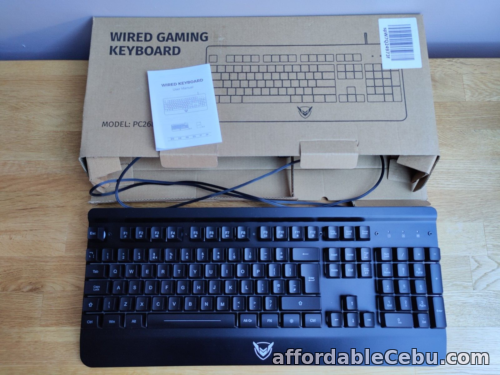 1st picture of BACKLIT WIRED GAMING KEYBOARD PC268A BRAND NEW For Sale in Cebu, Philippines