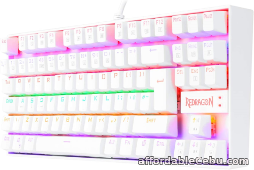 1st picture of Redragon K552 60% Mechanical Gaming Keyboard LED Rainbow Backlit Wired with Red For Sale in Cebu, Philippines
