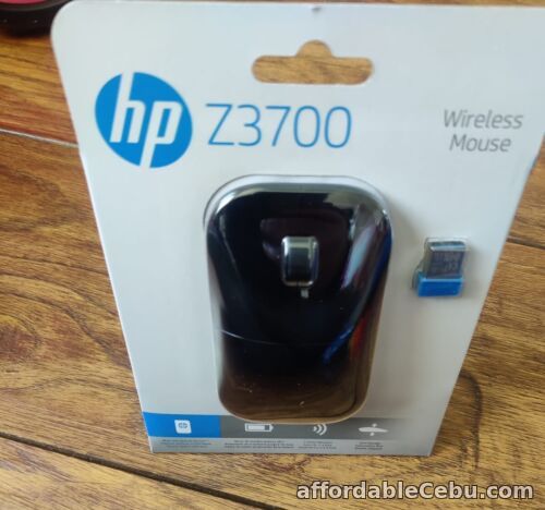 1st picture of HP Z3700 Black 2.4 GHz USB Slim Wireless Mouse 1200 DPI Optical NEW For Sale in Cebu, Philippines