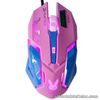 Gaming Mice 3200DPI Wired Ergonomic Optical USB Computer Mouse for Laptop PINK
