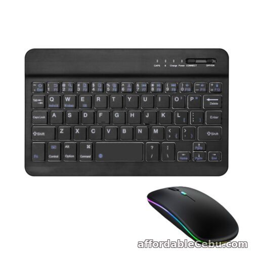1st picture of Backlit Keycaps Bluetooth Wireless Keyboard And Mouse For Phone Tablet Laptop For Sale in Cebu, Philippines