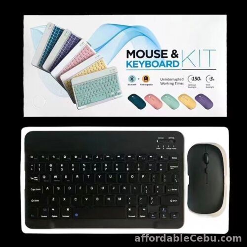 1st picture of For iPad Computer Peripherals Laptop Tablet Keyboard and Mouse Set Bluetooth For Sale in Cebu, Philippines