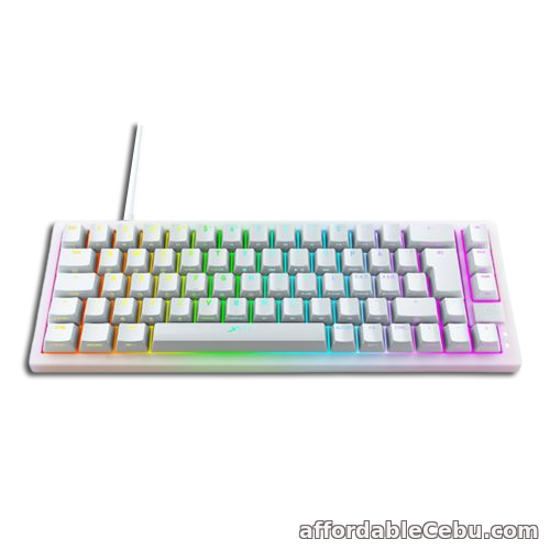 1st picture of Xtrfy K5 Compact Transparent White Rgb 65% Mechanical Gaming Keyboard Kailh Red For Sale in Cebu, Philippines