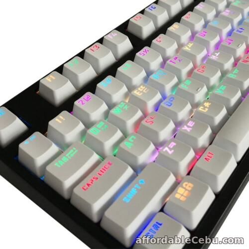 1st picture of 104Keys/Set Transparent ABS Russian Korean Keycap for DIY Mechanical Keyboard For Sale in Cebu, Philippines