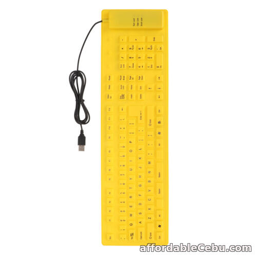 1st picture of Waterproof Keyboard 108 Key Foldable Silicone Keyboard For Home For Sale in Cebu, Philippines