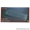 Blackweb Backlit Gaming Keyboard LED USB Customizable 16.8M RGB Colours - Black