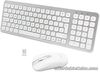 Ultra Slim Wireless Mouse & Keyboard Combo - Adjustable DPI- QWERTY UK Layout