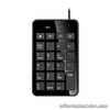 23 Keys Mini Numeric Keyboard USB Wired Portable Numpad for Accounting Keypad