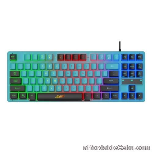 1st picture of 80% 87 Keys Anti-Ghosting RGB Backlit Mechanical Keyboard Game Office Keyboard For Sale in Cebu, Philippines