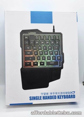 1st picture of K7 Single handed keyboard For Sale in Cebu, Philippines