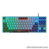 80% 87 Keys Anti-Ghosting RGB Backlit Mechanical Keyboard Game Office Keyboard