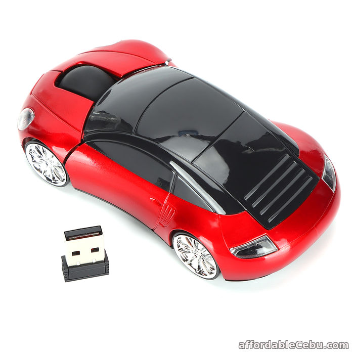 1st picture of Portable 2.4Ghz Mouse Car Shape Cordless Mice With USB Receiver For Laptop PC For Sale in Cebu, Philippines