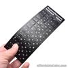 Hot Durable Black With White Letters Russian Keyboard Sticker Standard LayouTU