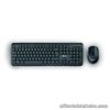 Trust TKM-350 Wireless Silent Keyboard and Mouse Set UK Black 24123