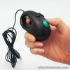 Mini USB Wired Mouse Handheld Finger Trackball Mouse Left Right Handed User Mice