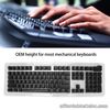(black) 108 Pcs Keyboard Caps OEM Height DIY Transparent Matte Pudding