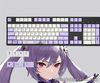 Genshin Impact Keqing keycap PBT Mechanical keyboard keycaps Collection Gift