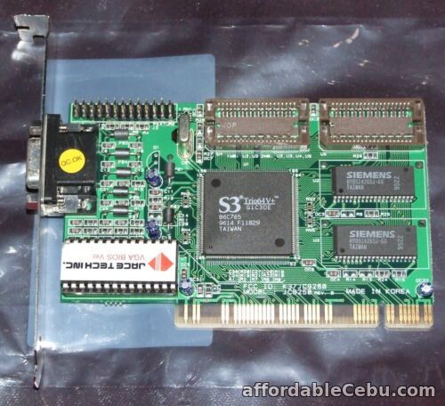 1st picture of S3 Trio64V+ 86C765 PCI VGA video card vintage 1996 For Sale in Cebu, Philippines